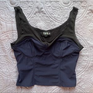NWOT Tela Bustier Crop